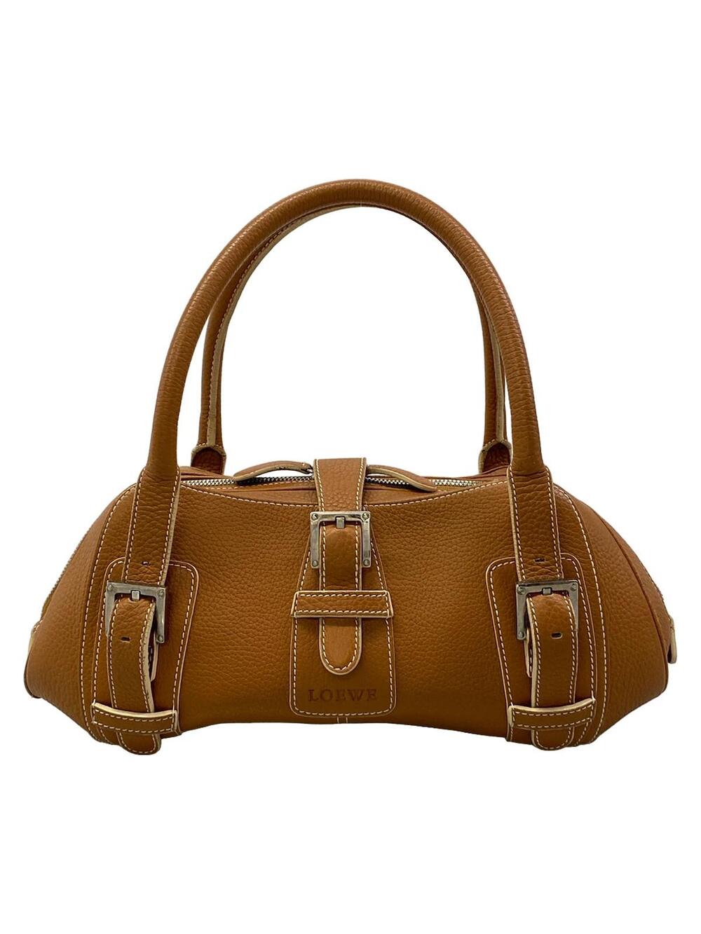 Loewe Senda Light Brown Leather Handbag #372139L99B
